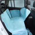 Dog Car Mats, Dog Mats, Golden Retriever Pet Dog Cushions, Rear Car Mats, Waterproof And Dirt-Resistant Car Pet Seat Covers — Blue