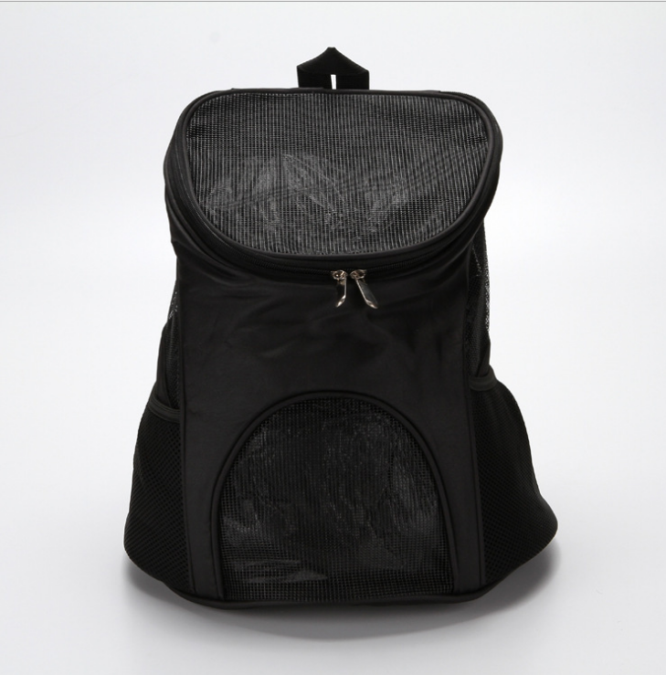 Premium Breathable Pets Travel Backpack Carrier — Black